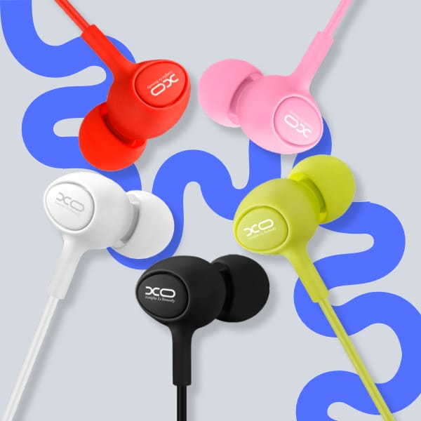 XO Candy Series Wired Earphones – XO-S6 with Mic (3.5mm Jack)
