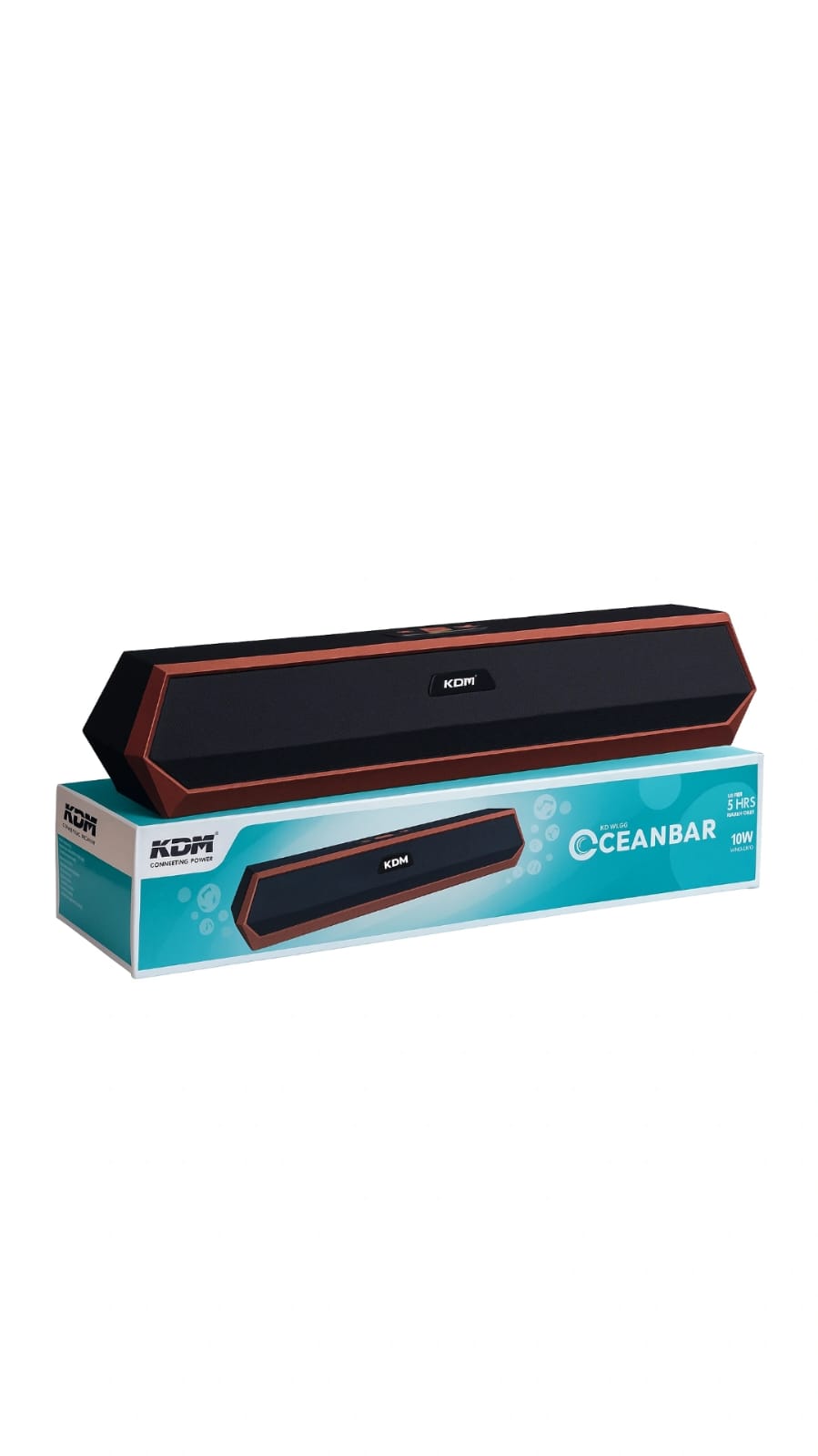 KDM‑66 Power Bass Speaker OceanBar – Bluetooth 5.1, Fm Radio & 5 Hr Playtime
